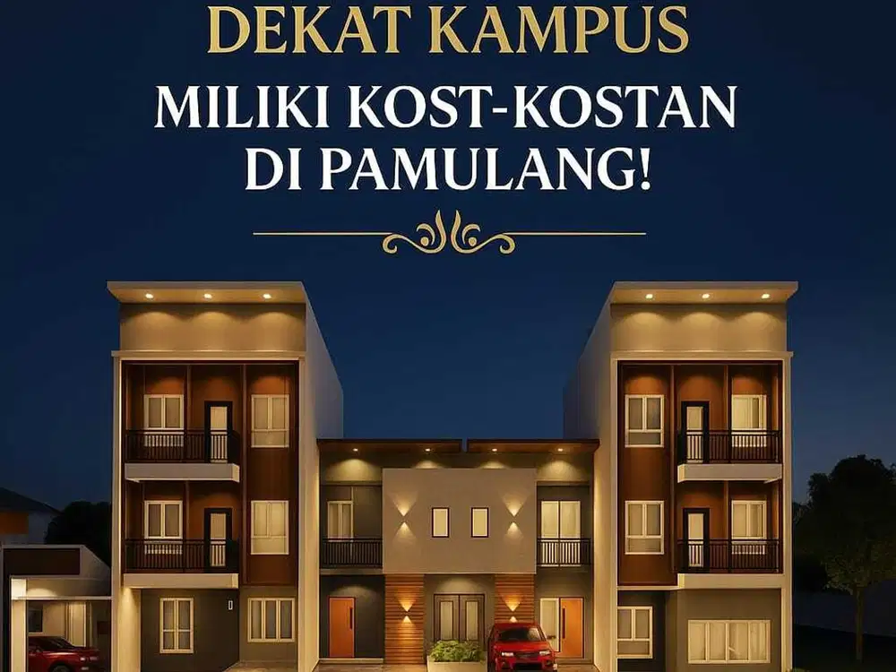 Dijual Rumah Kost Modern Strategis Dekat Unpam 2 Pamulang Serpong SHM