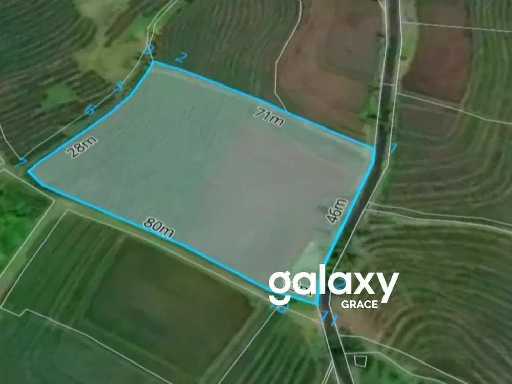 DIJUAL TANAH VIEW SAWAH TERASERING DI PESAGI PENEBEL TABANAN, BALI