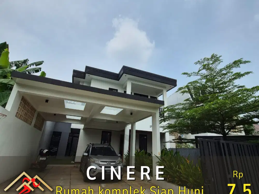 DIJUAL RUMAH BAGUS SIAP HUNI DALAM KOMPLEK ELIT DI CINERE