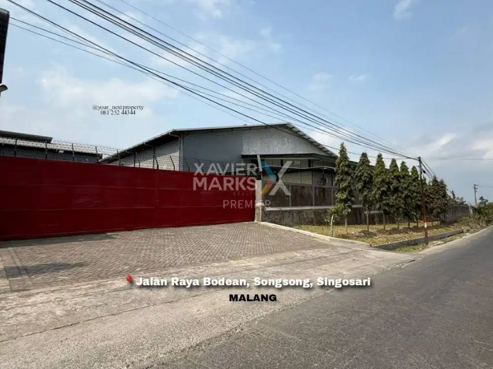 Kompleks Gudang Di Jalan Raya Bodean Songsong Singosari Malang