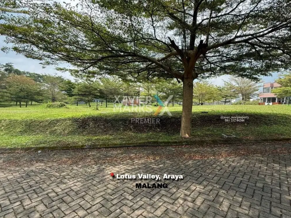 Tanah Kavling Di Cluster Lotus Valley, The Araya Malang