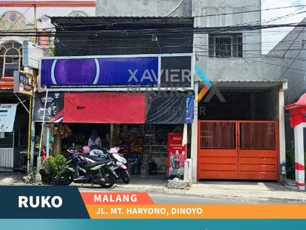Dijual Ruko Strategis 2,5 Lantai di Poros MT. Haryono Dinoyo Malang