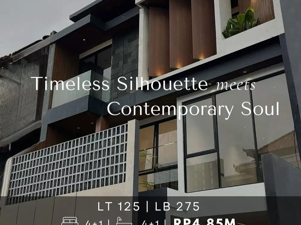 Rumah Baru Modern Contemporary di Tukad Badung Renon
