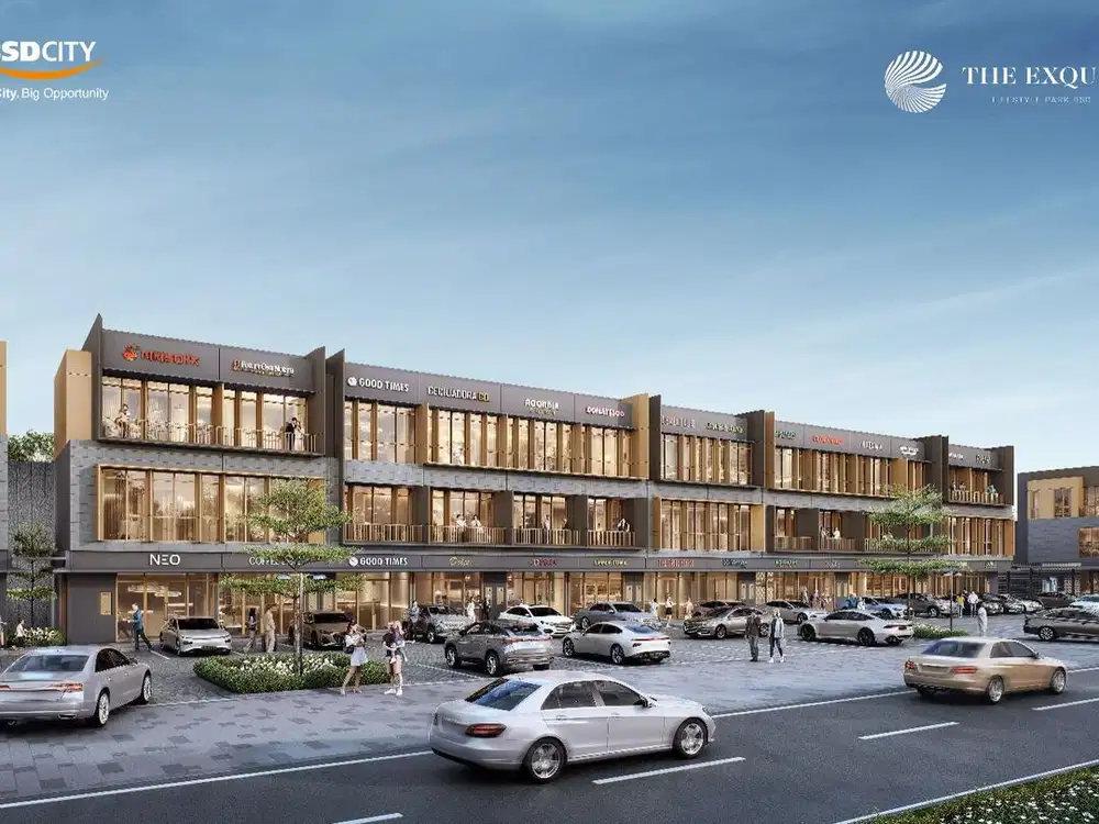 THE EXQUIS BSD City – Ruko Premium Tahap 2 Harga Mulai 3,2 M-an