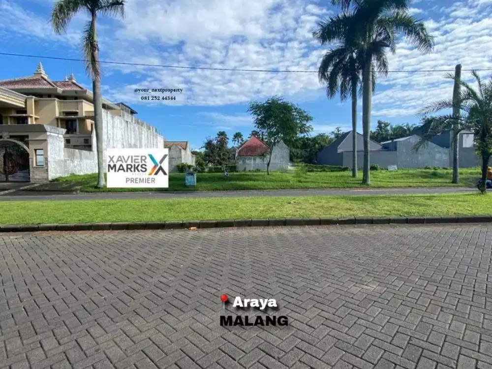 Tanah Kavling Murah Di Boulevard Araya Golf Malang(OLX279)