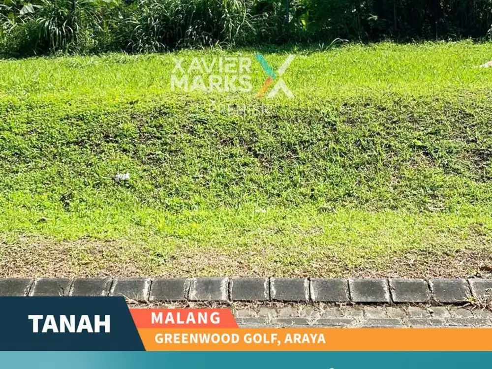 Dijual Tanah Kavling Kawasan Elite di Greenwood Golf Araya Malang