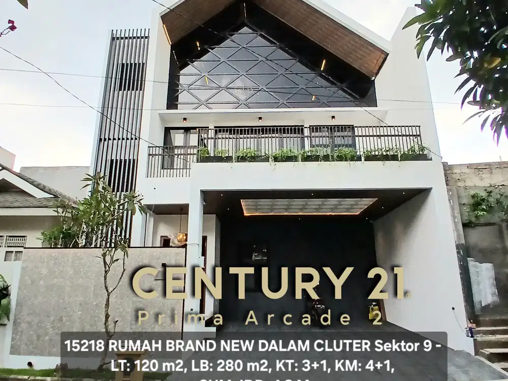 15218 - Rumah brand new lokasi strategis bintaro sektor 9