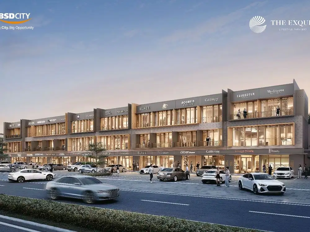 Dijual Ruko The Exquis Investasi Strategis Masa Depan di BSD City