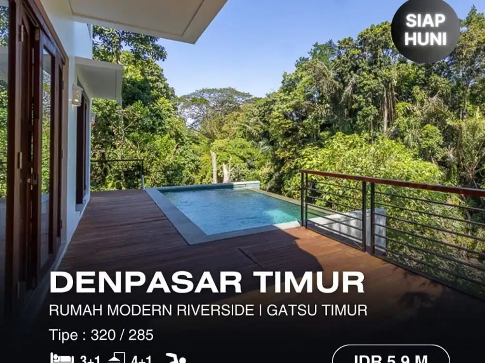 Rumah Los Sungai Sekar Tunjung Kesiman Denpasar Bali