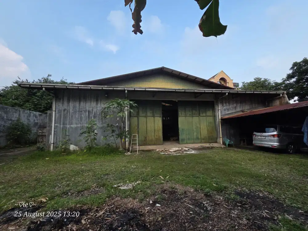 Gudang Hitung Tanah Dekat Dengan Toll di Jl Jatibening Raya Bekasi