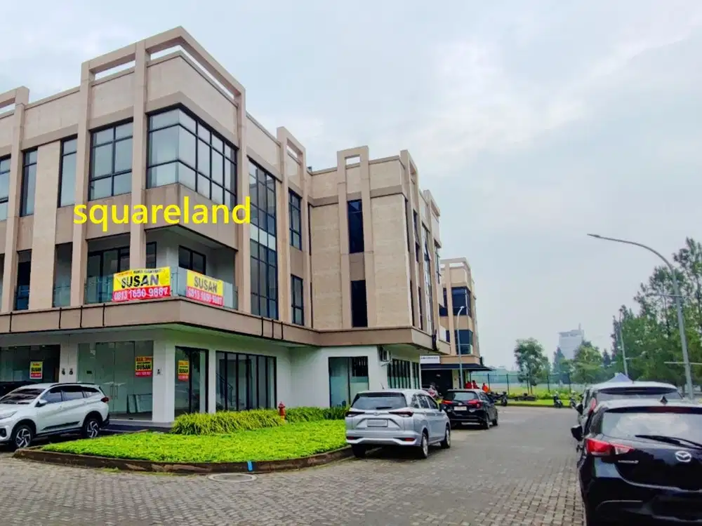 DIJUAL RUKO ICE BSD GANDENG HADAP JALAN RAYA, COCOK UNTUK SHOWROOM