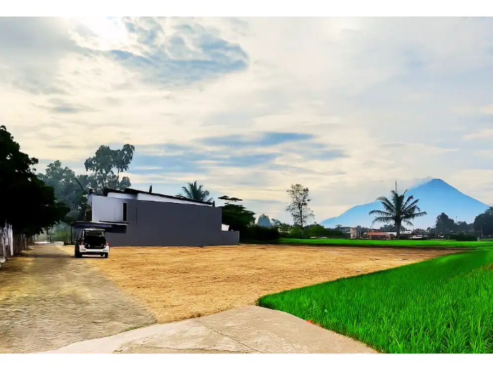 View Gunung Pinggir Sawah, Tanah Dekat Balekota Timoho