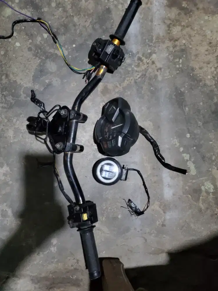 Setang motor trendy komplit + speedo meter x ride lama