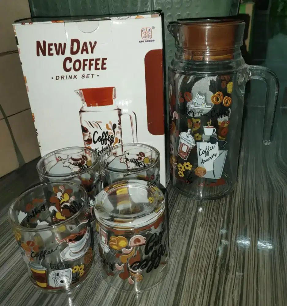 Drink Set New Day Coffe
