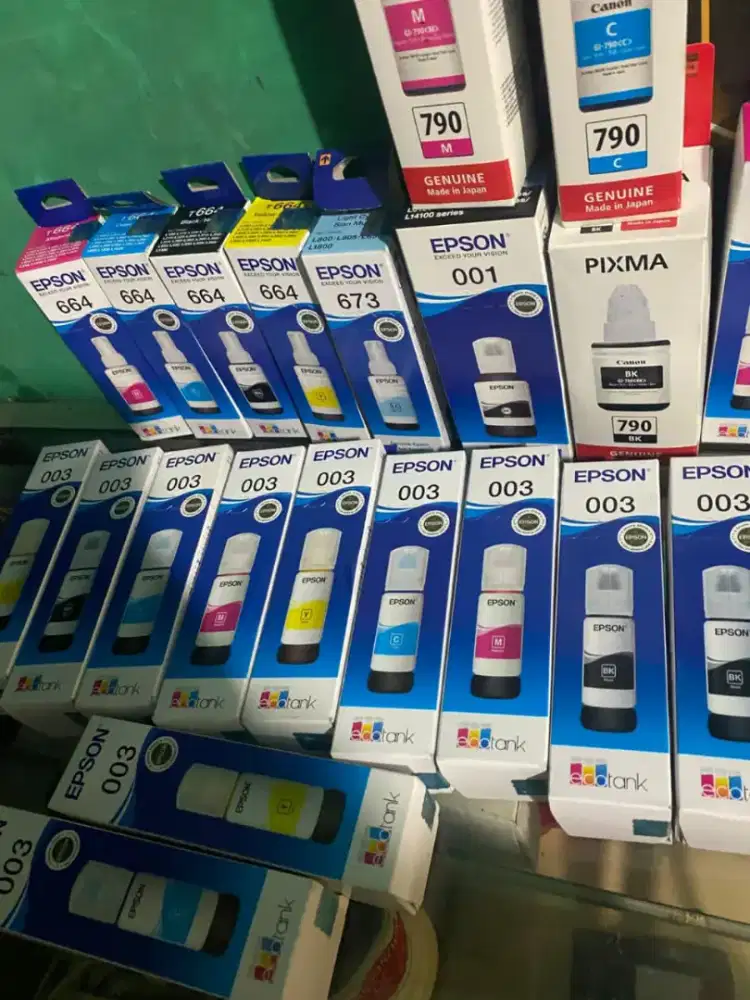 menerima jual beli tinta printer baru dam bekas