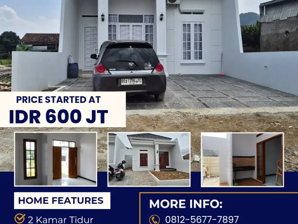 RUMAH CLUSTER MEWAH LOKASI STRATEGIS DEKAT KEMANA MANA