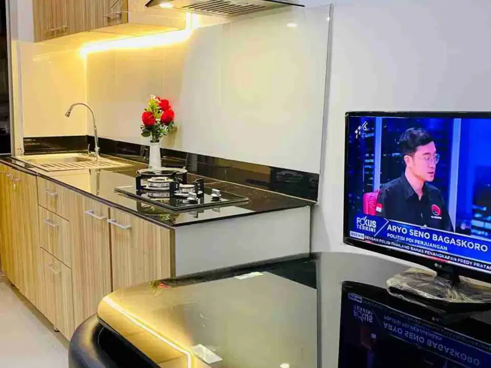 Apartemen green lake sunter 2 kamar furnish bersih & minimalis