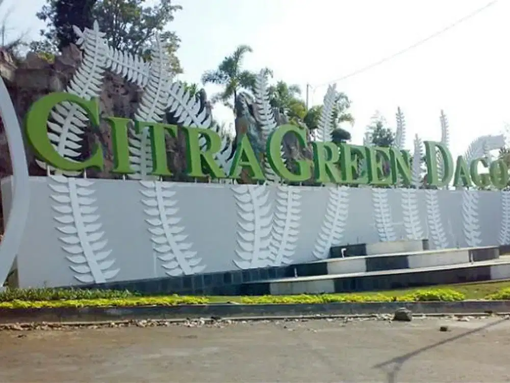 Tanah kavling siap bangun di Citra Green Dago