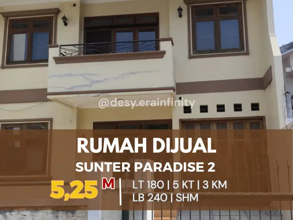 Dijual Rumah Di Sunter Paradise 2