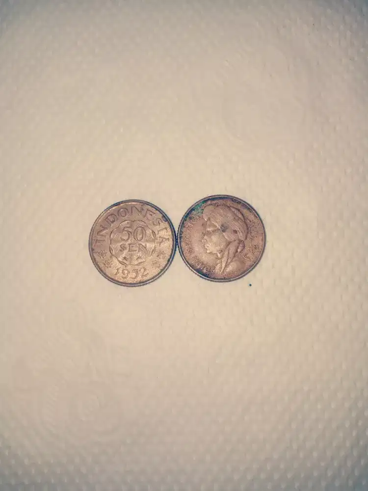 Coin Kuno 50 SEN Tahun 1952