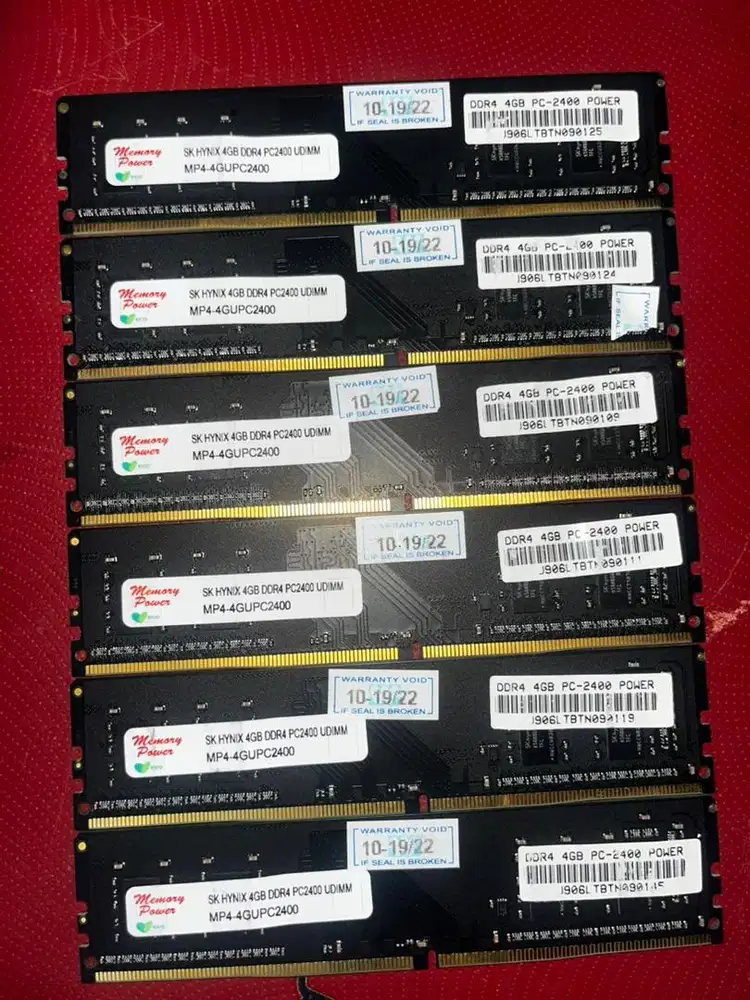 JUAL RAM SECOND DDR4 4GB PC-2400