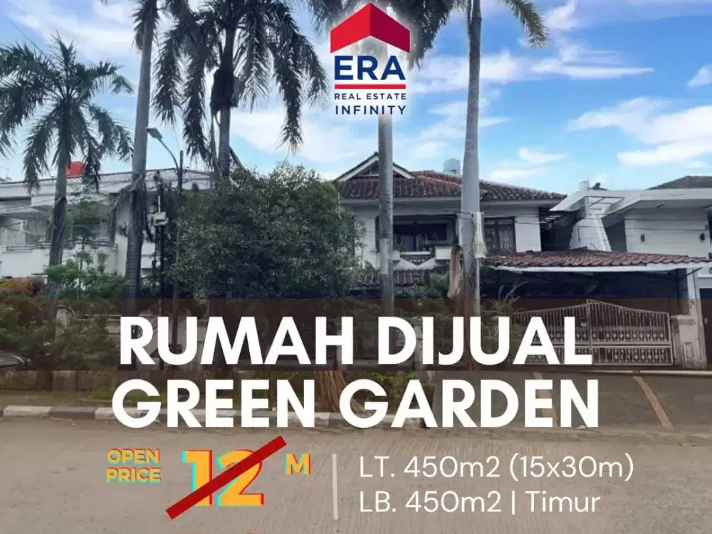 Dijual Cepat Rumah Green Garden 2 Lantai