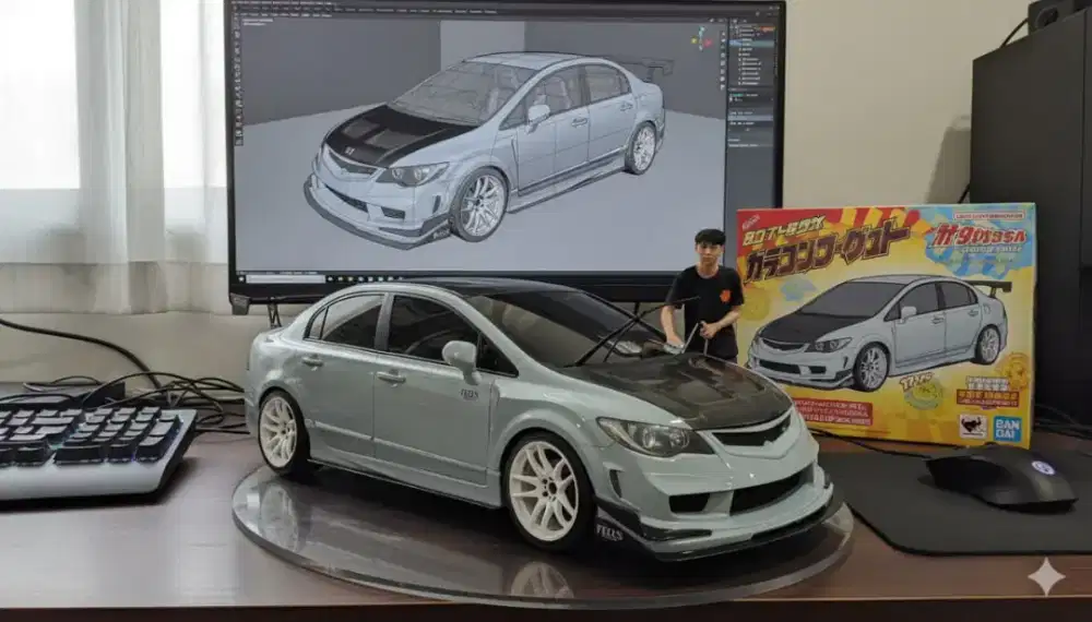 CIVIC FD1 BATMAN FULL MODIF