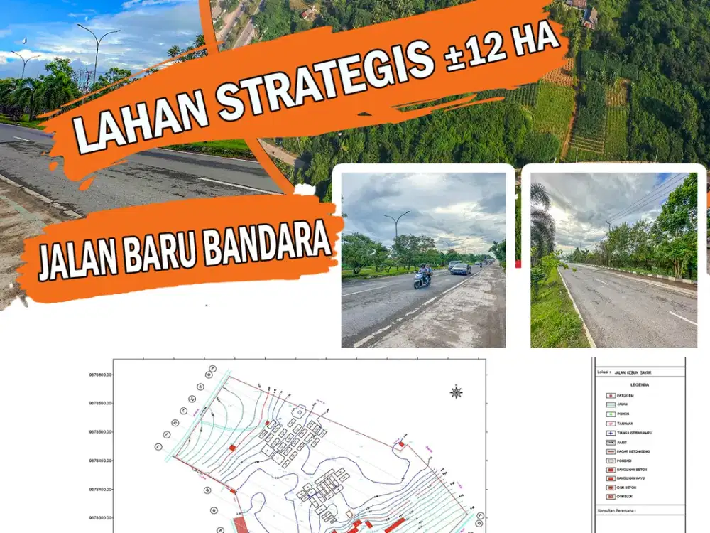 Dijual Tanah Noerdin Pandji Palembang Seluas 12 Ha