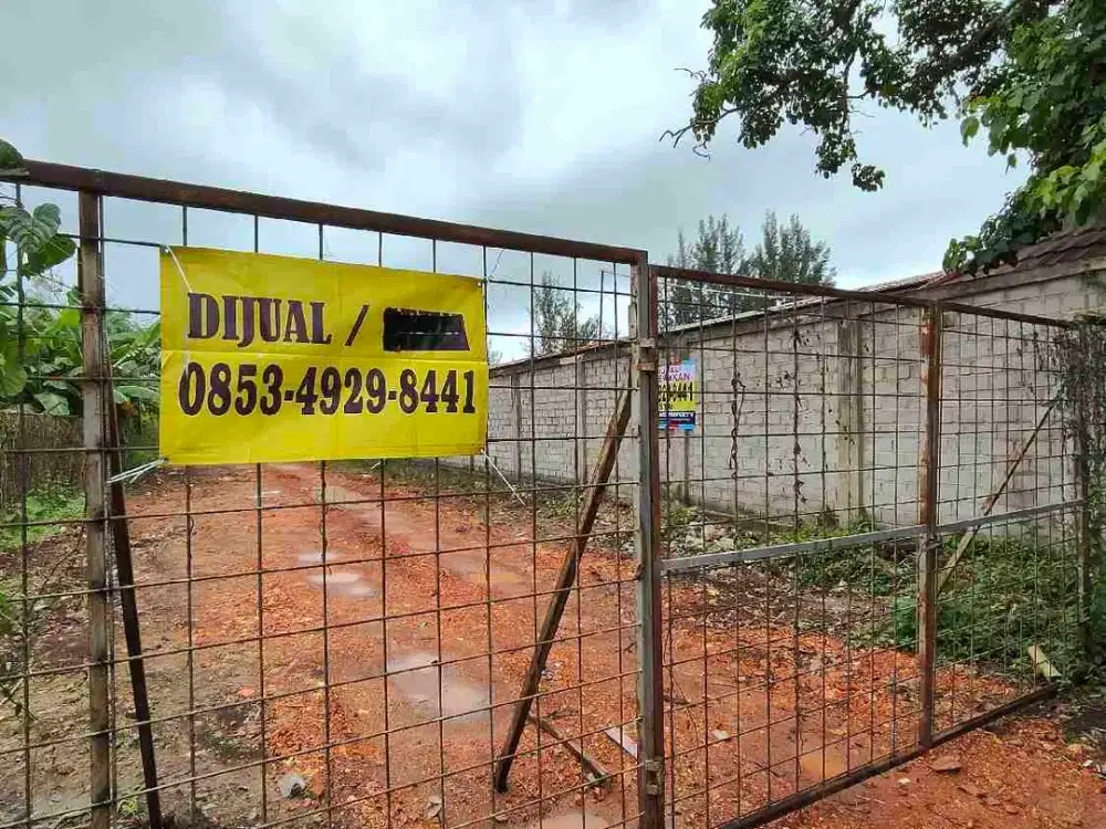 Dijual tanah Workshop 5 mnt pintu TOL bandara