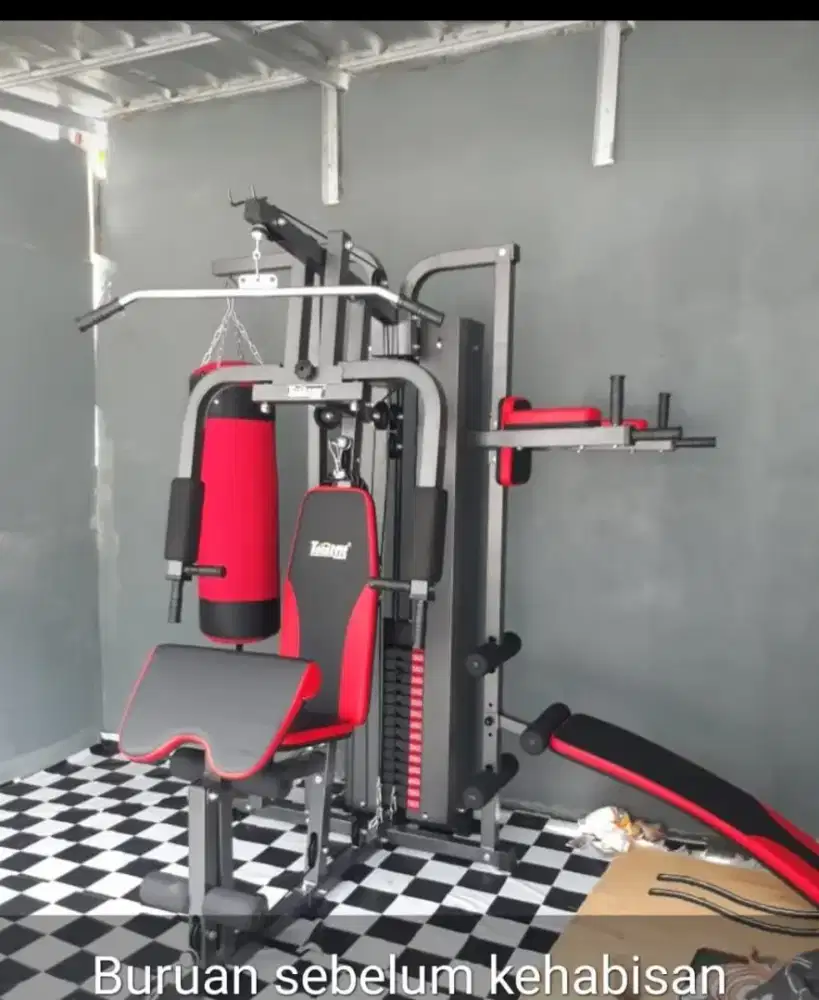Alat fitnes homegym sisi 3 dengan samsak