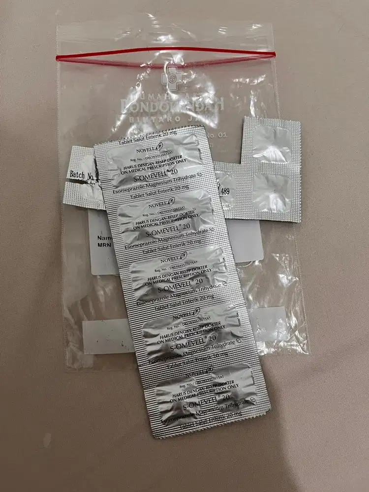 Novell S-Omevell 20mg Esomeprazole Magnesium Trihydrate 12 Tab