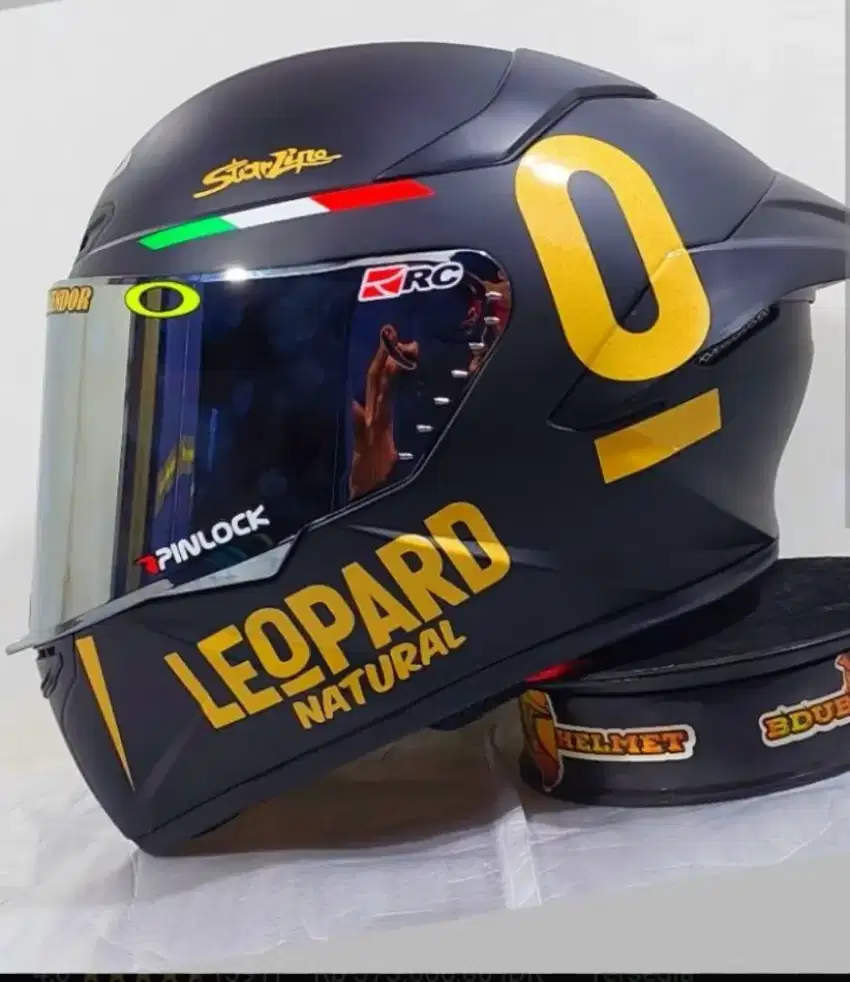 Helm full face MLA leopard