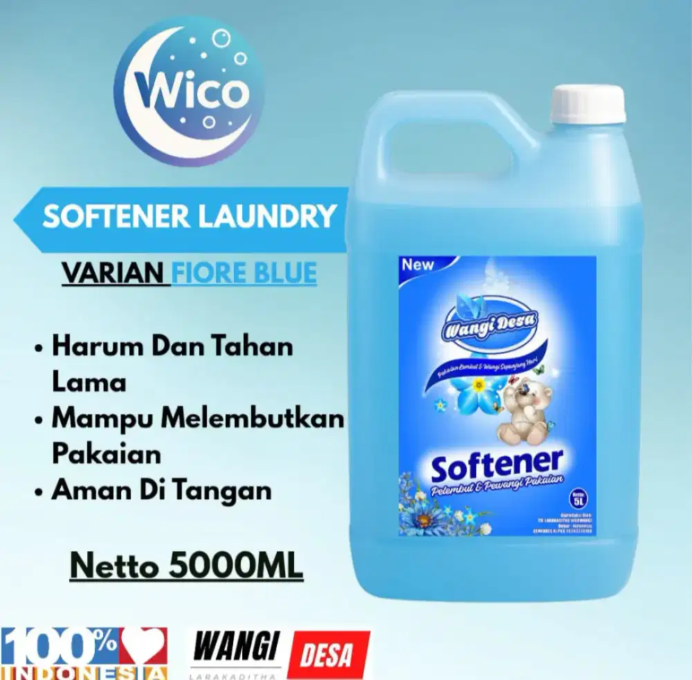 DETERGEN CAIR SOFTENER HANDSHOAP WIPOL UK 5 LITER HARGA GROSIR