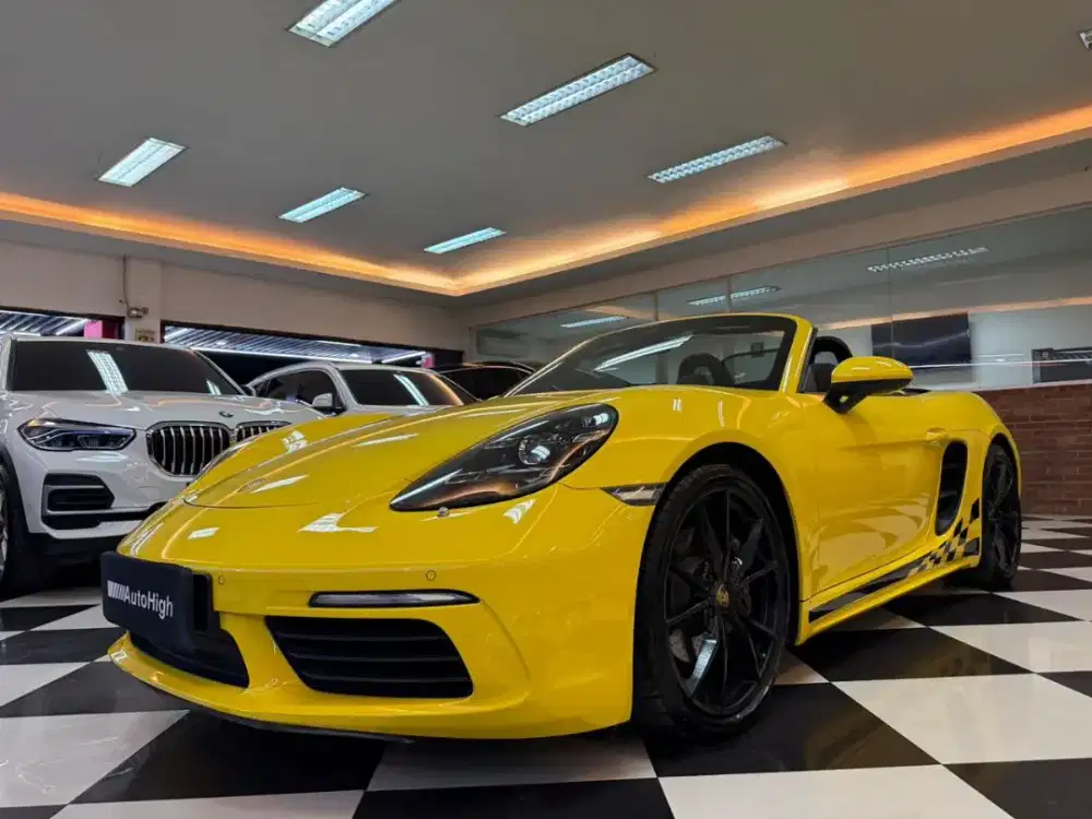 DP10% [Km16.000] Boxster 718 Cabriolet 2016 Yellow Reg 2017 #AUTOHIGH