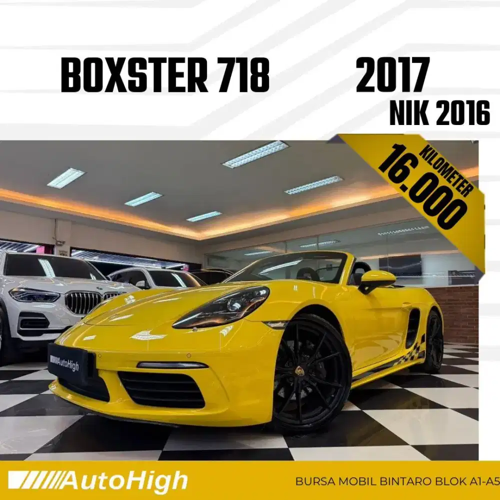 DP10% [Km16.000] Boxster 718 Cabrio 2016 / Cayman Reg 2017 #AUTOHIGH