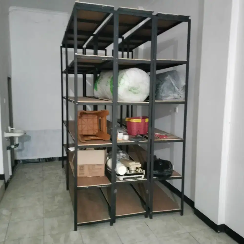 Rak Besi Jumbo 2,5m – Cocok untuk Gudang/Toko