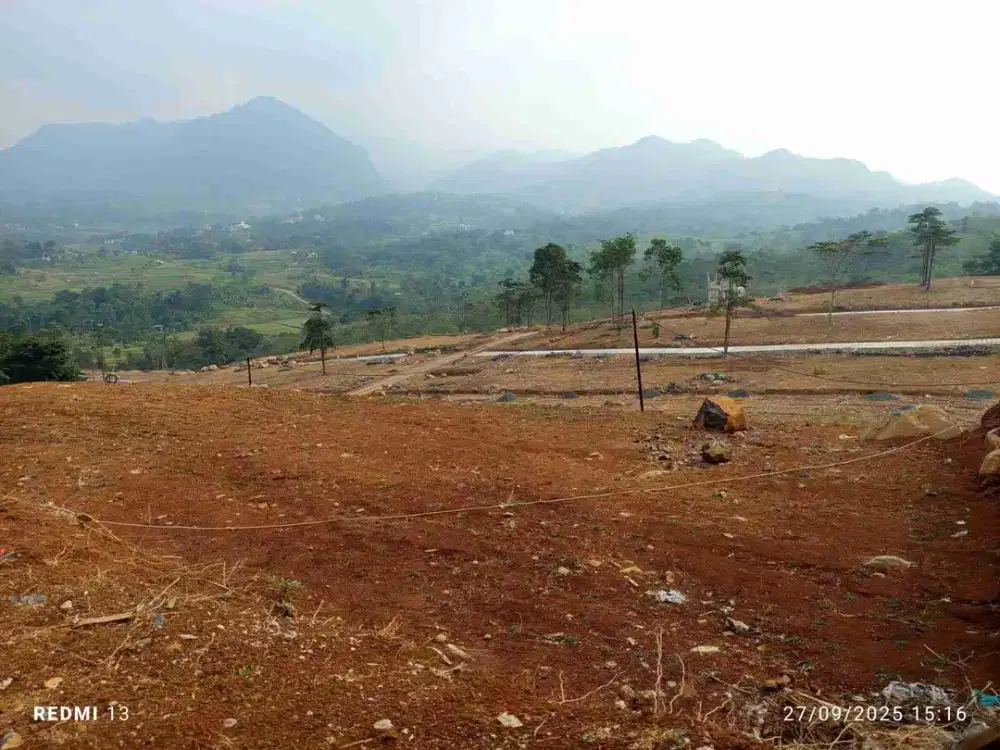 Jual Tanah Murah SHM Bisa di bangun permanen atau villa view gunung Hanjawong