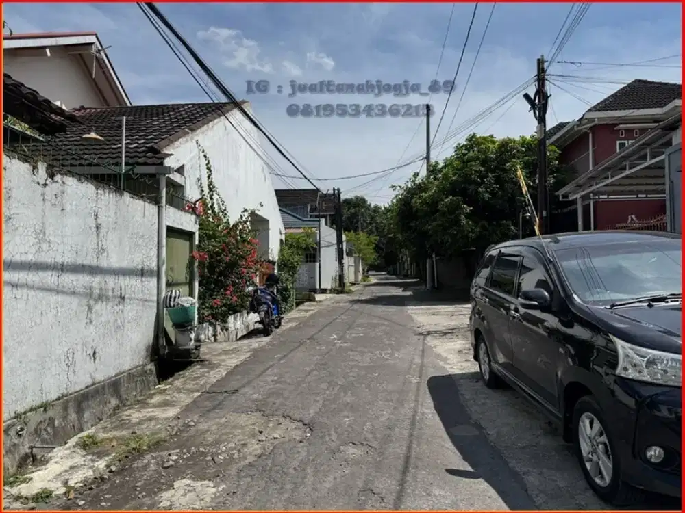 Jual rugi tanah dalam perumahan Lempongsari mlati Sleman