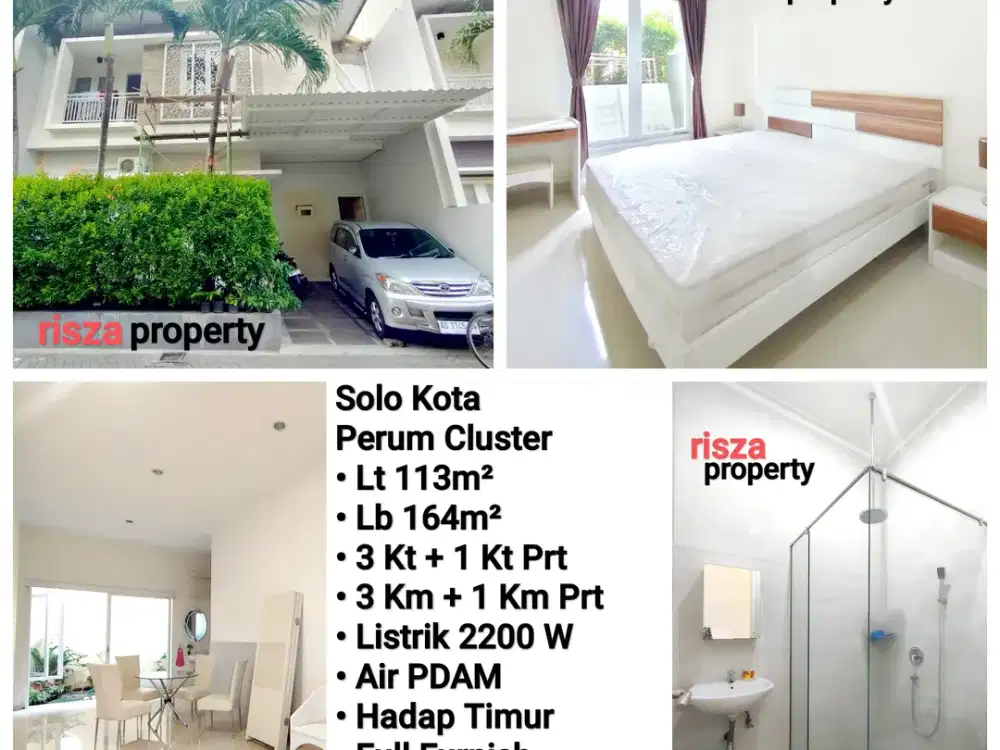 Jual Rumah Full Furnish Area Solo Kota, Dekat Sriwedari, Manahan