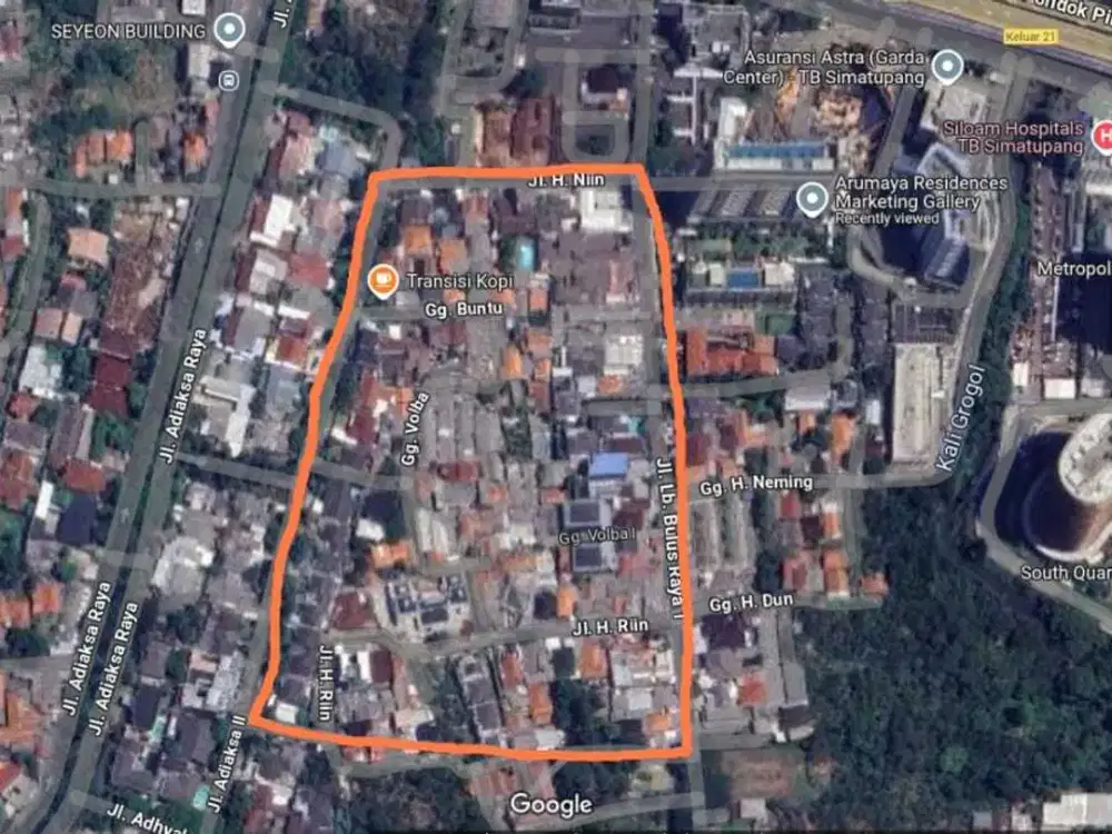 Jarang Ada Kavling Strategis di Lebak Bulus Jakarta Selatan