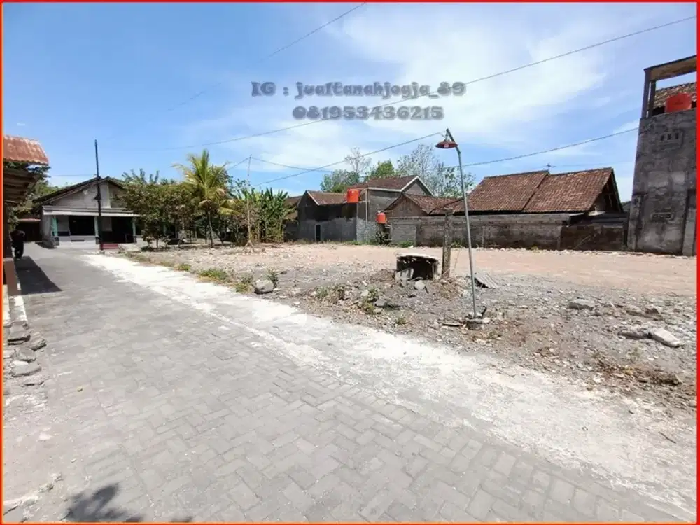 Tanah Murah Sleman dekat UGM dan UII Kaliurang