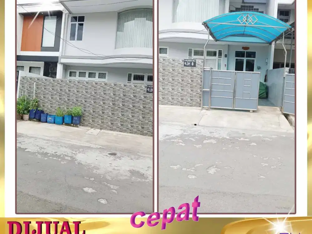 DIJUAL RUMAH 2,5 Lantai di MUARA KARANG Penjaringan Jakarta Barat - SS