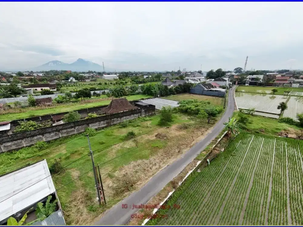 Dalam ring road Jogja tanah di Nogotirto Jambon Trihanggo