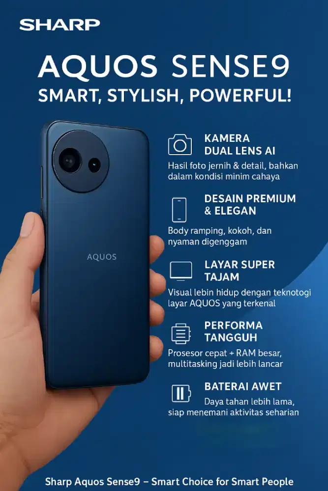 Sharp Aquos Sense 9 8/256 Compact Size