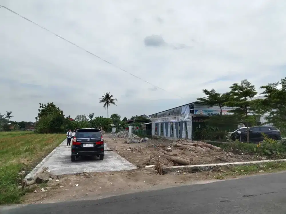 Tanah jogja tepi aspal dekat kampus UMY dan STPN
