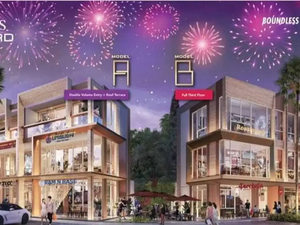 Ruko The Hive  Parkhills Boulevard 3 Lantai Hanya 1,4Man Di Tangerang