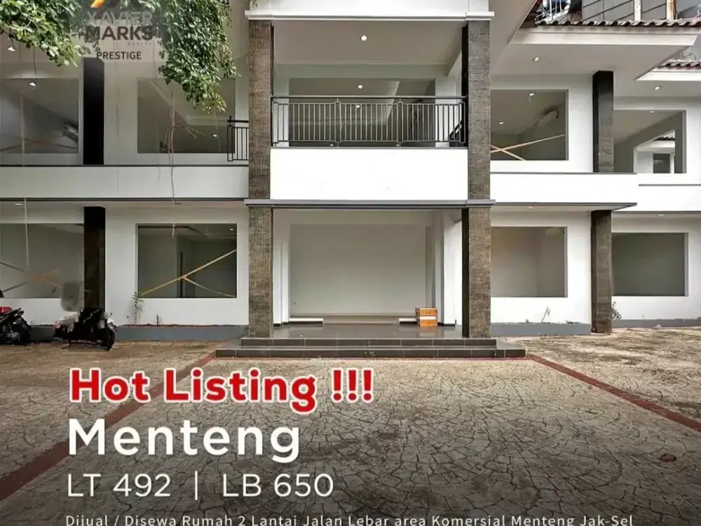 Dijual / Disewakan Rumah area komersial Menteng Jakarta Pusat