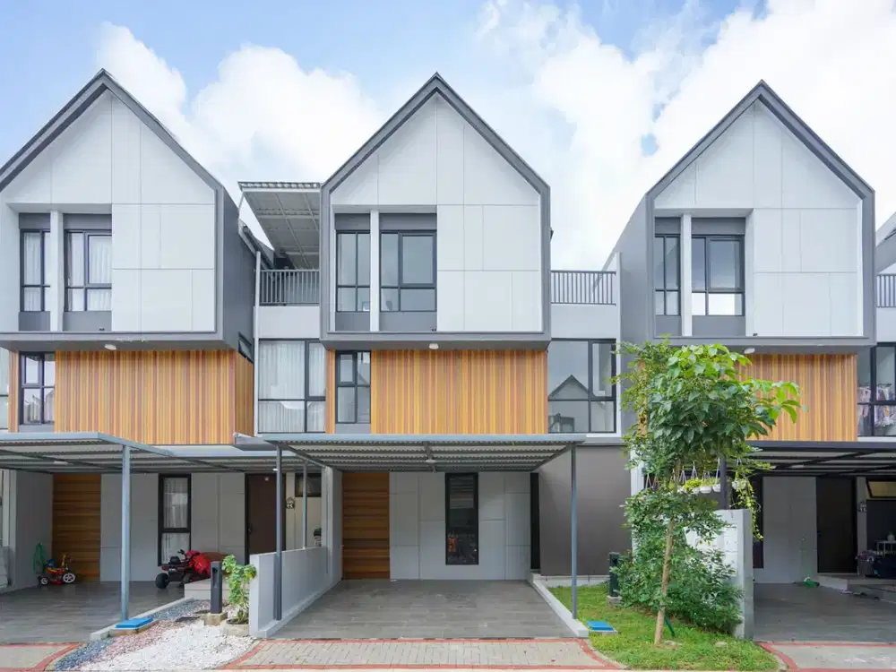 Rumah Modern 4 KT 7 Menit ke Eka Hospital Cibubur Dibantu KPR J-28013