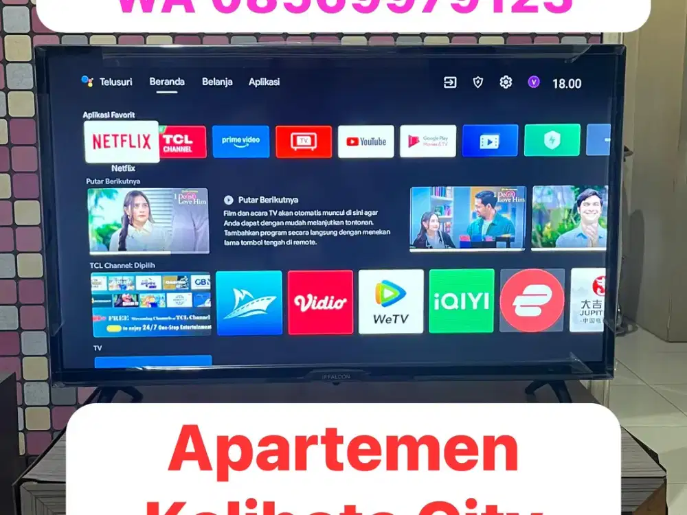 Ready FREE NETFLIX apartemen kalibata city HARIAN & TRANSIT 3/4/6 jam