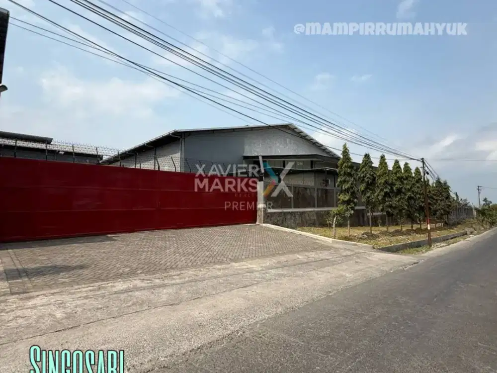 Gudang Baru Kawasan Industri Akses Wingbox dekat Exit tol di Singosari